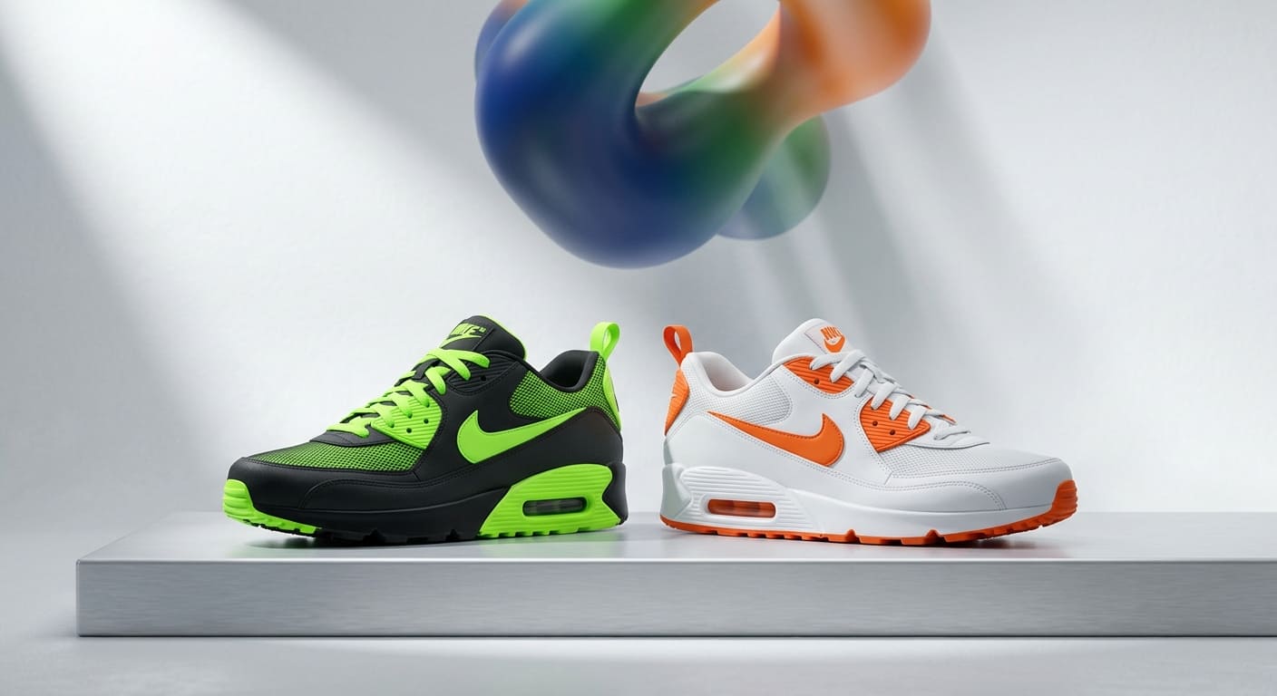 Три 3D-смартфона-карточки, кроссовки Nike, подиум: купить оригинальный Nike в Китае