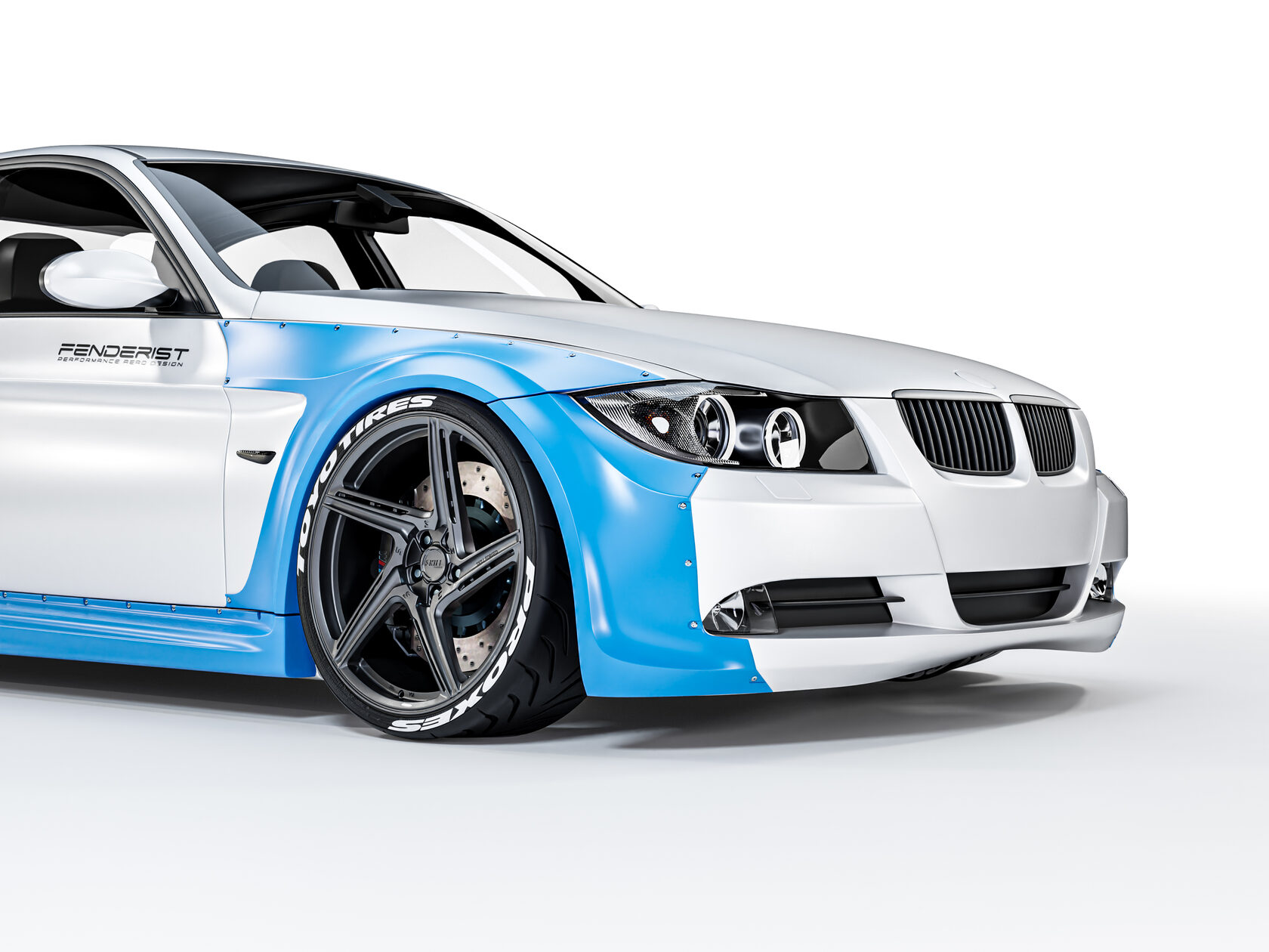 UrbanR fender flares set / widebody kit BMW E90 20062010