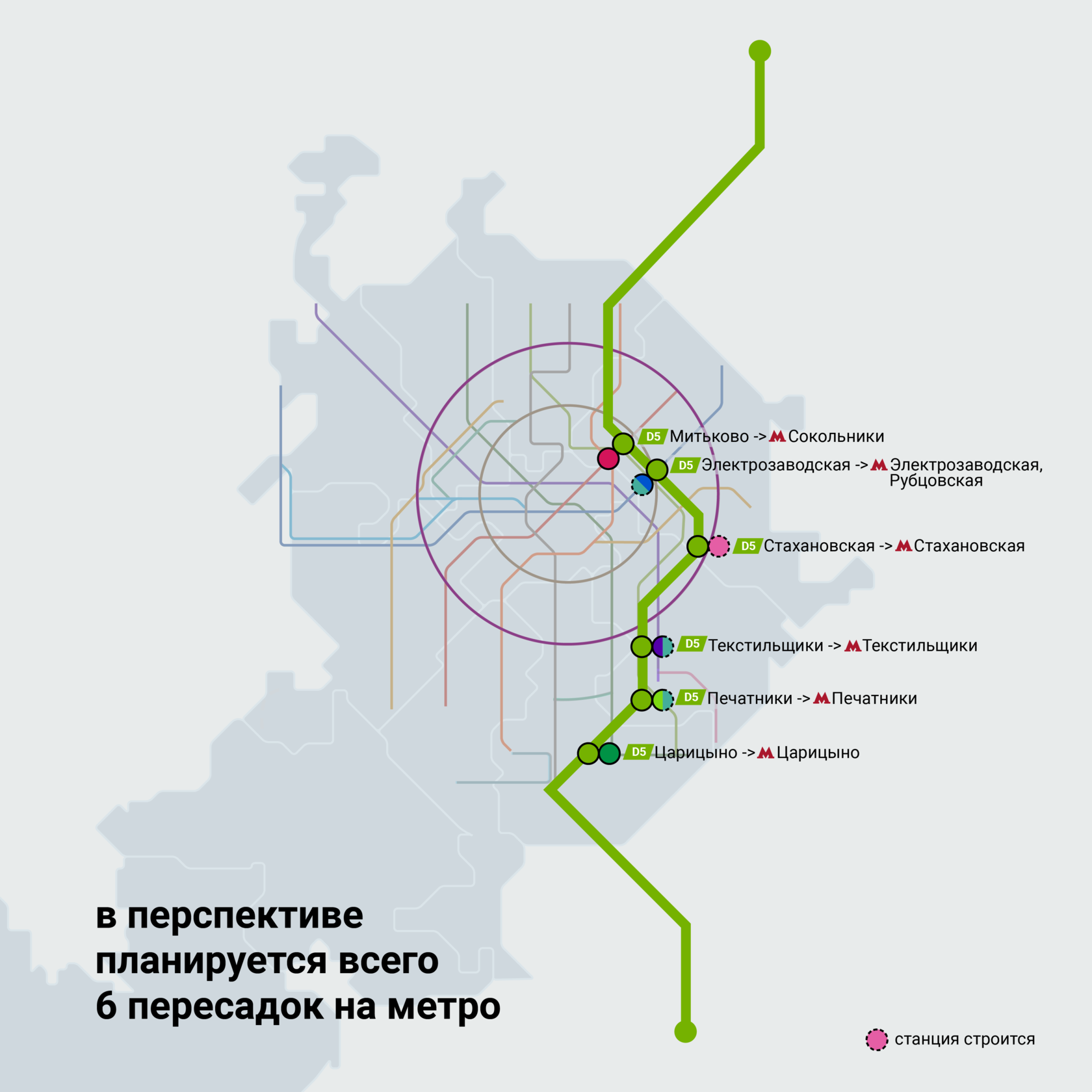 Схема д2 москвы диаметры