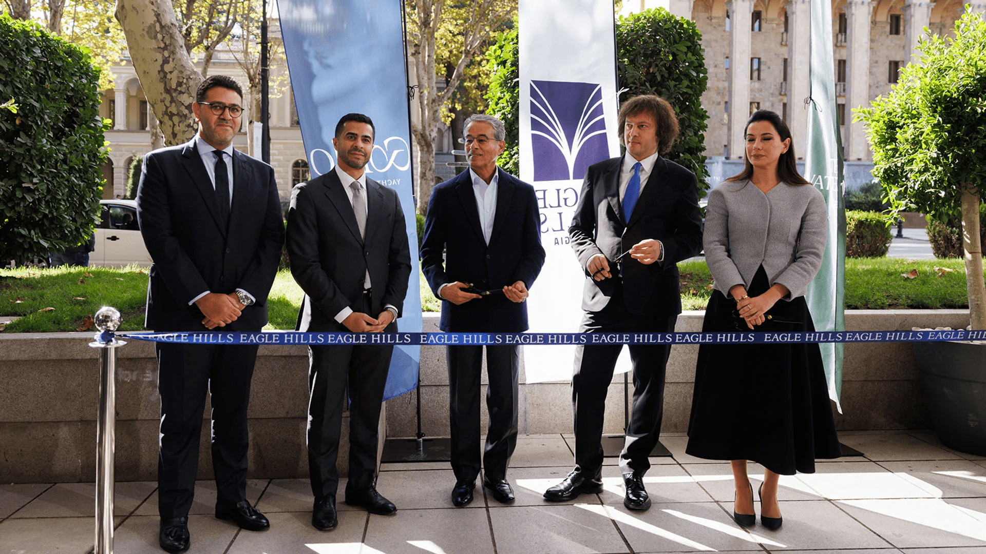 Мохамед Али Алаббар на презентации проекта Tbilisi Waterfront в Грузии