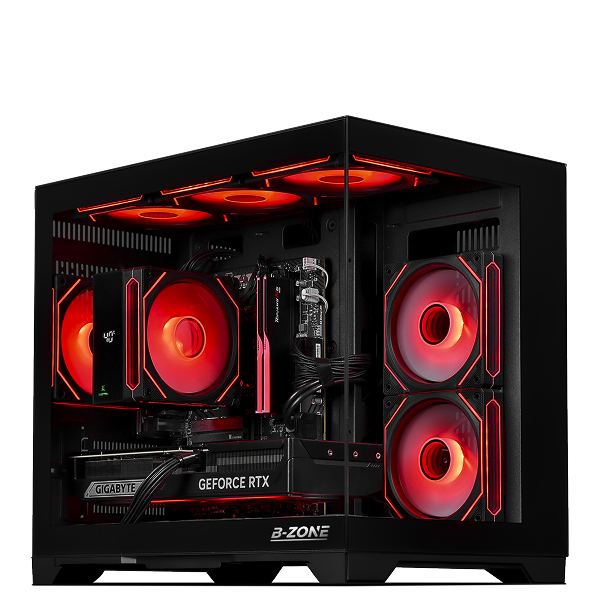 Игровой ПК RYZEN 5 7500F RTX 5070 чёрный