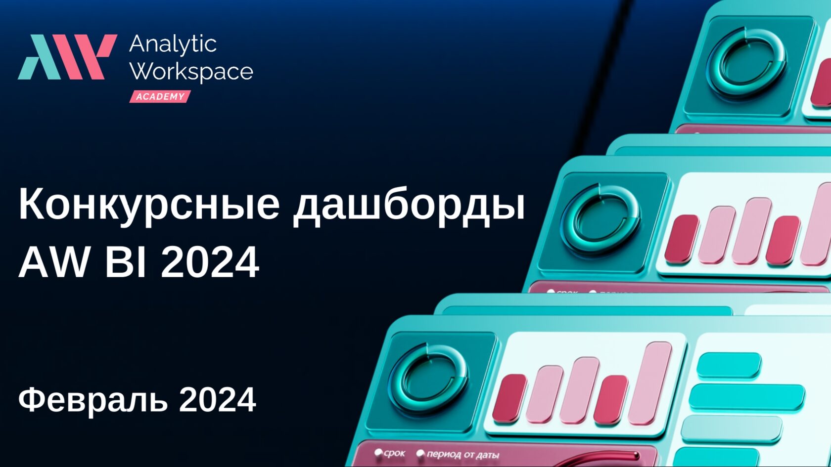 Дашборды, представленные на Конкурс Дашбордов Analytic Workspace 2024