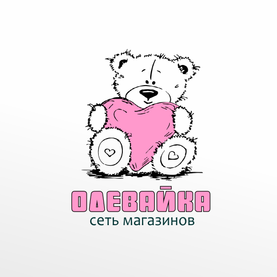Логотип Одевайка — сети магазинов детской одежды