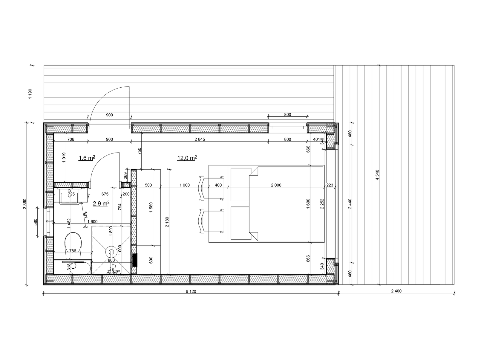 TETFLAT 051 — планировка