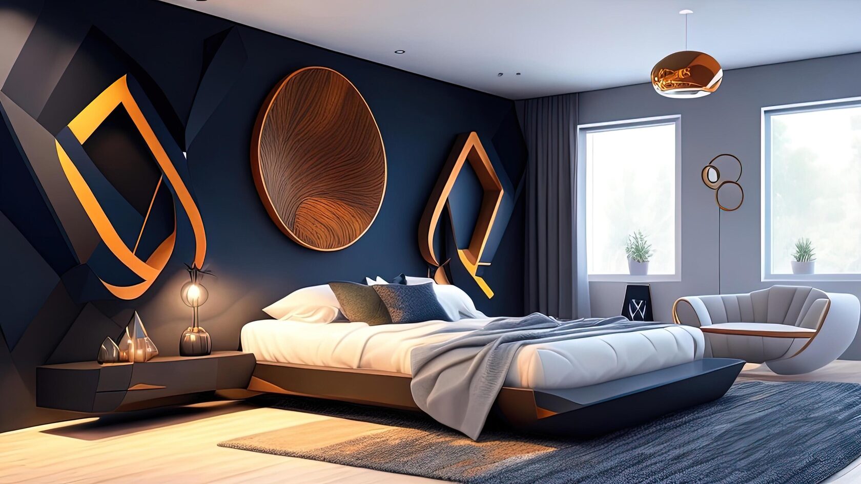 Photo by https://www.vecteezy.com/photo/23005704-bedroom-interior-design-3d-render-concept-of-modern-bedroom-ai-generated