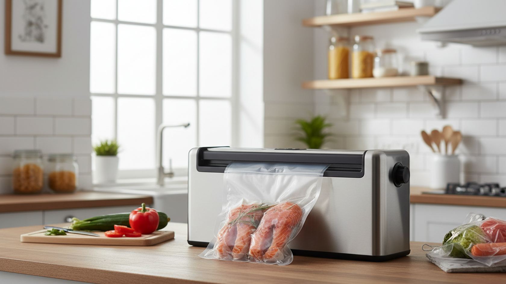 Вакуумный упаковщик для продуктов