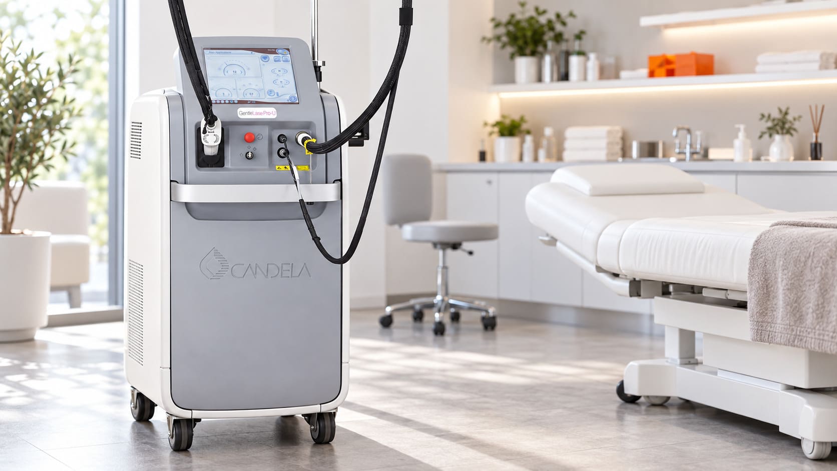 Иллюстрация аппарата Candela GentleLase PRO-U в кабинете