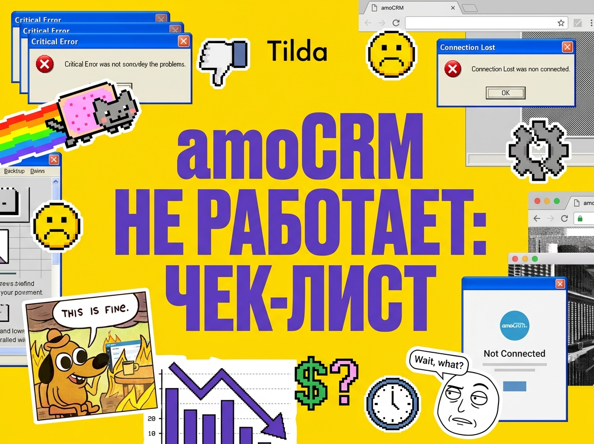 amoCRM не работает