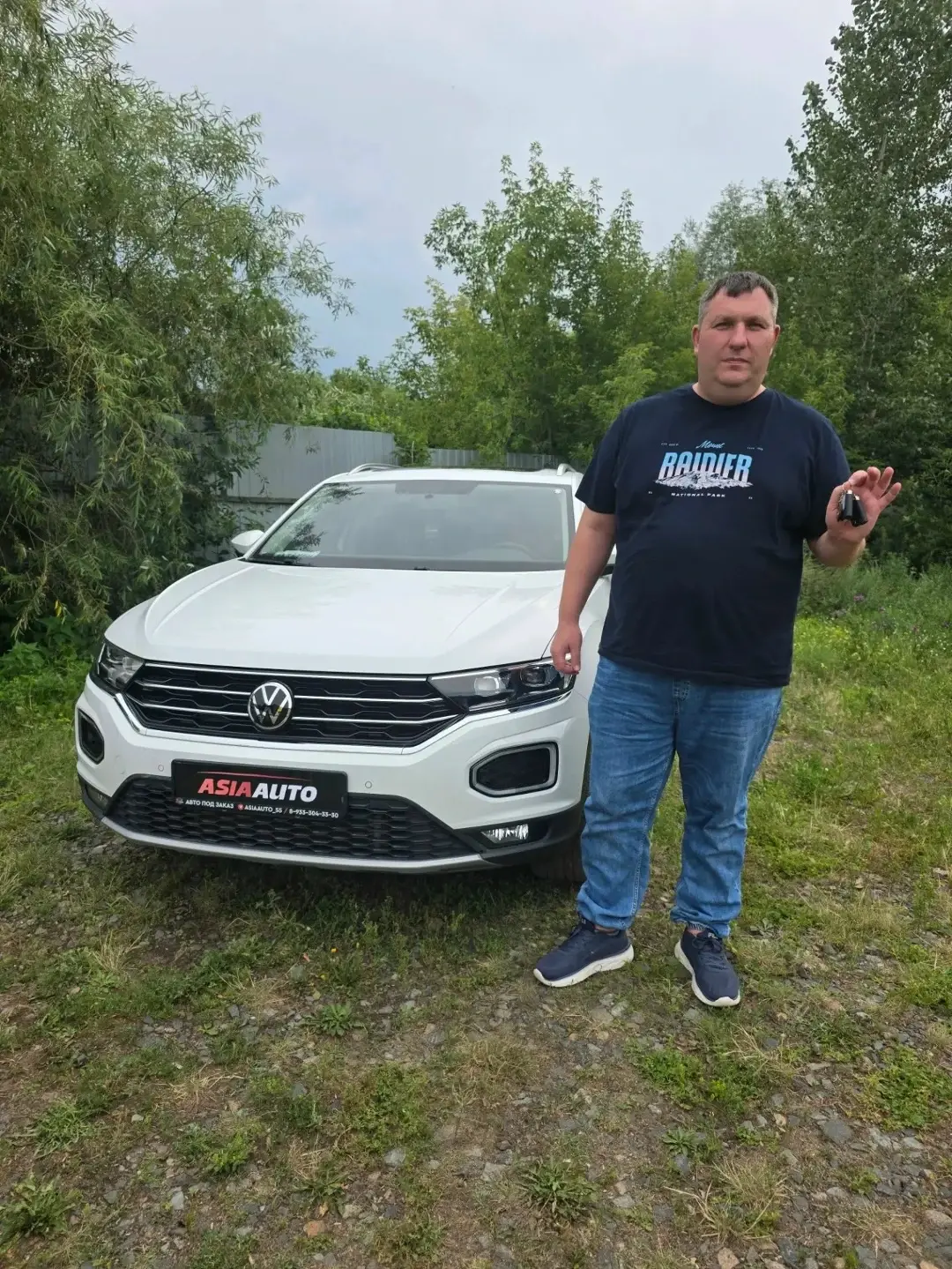 Клиент Азия Авто с Volkswagen T-Roc из Японии