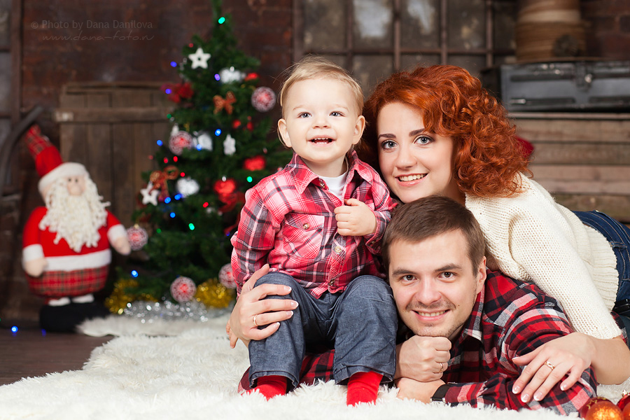 Семейная фотография в студии