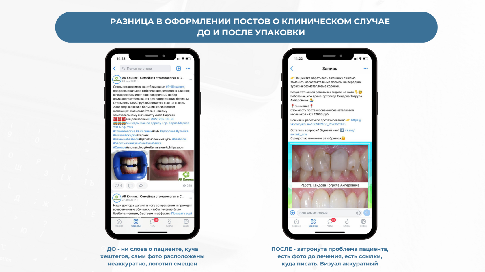 Материалы кейса: Стоматология