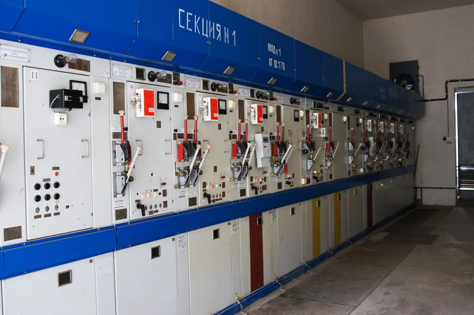 Секции трансформаторных подстанций