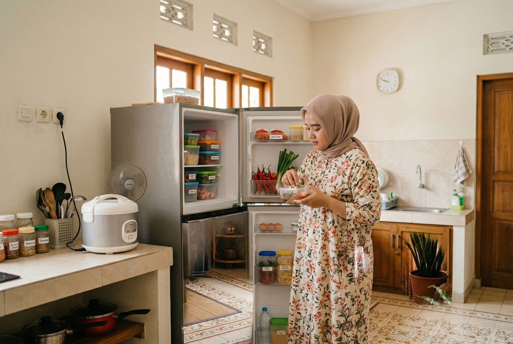 Kebiasaan hemat listrik di dapur rumah Indonesia