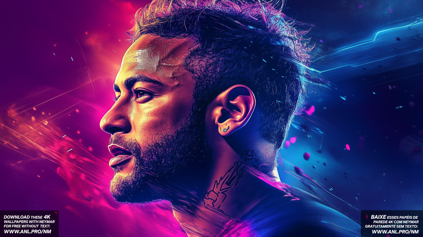 Neymar Jr. papéis de parede para pc 4k 2k 1080p