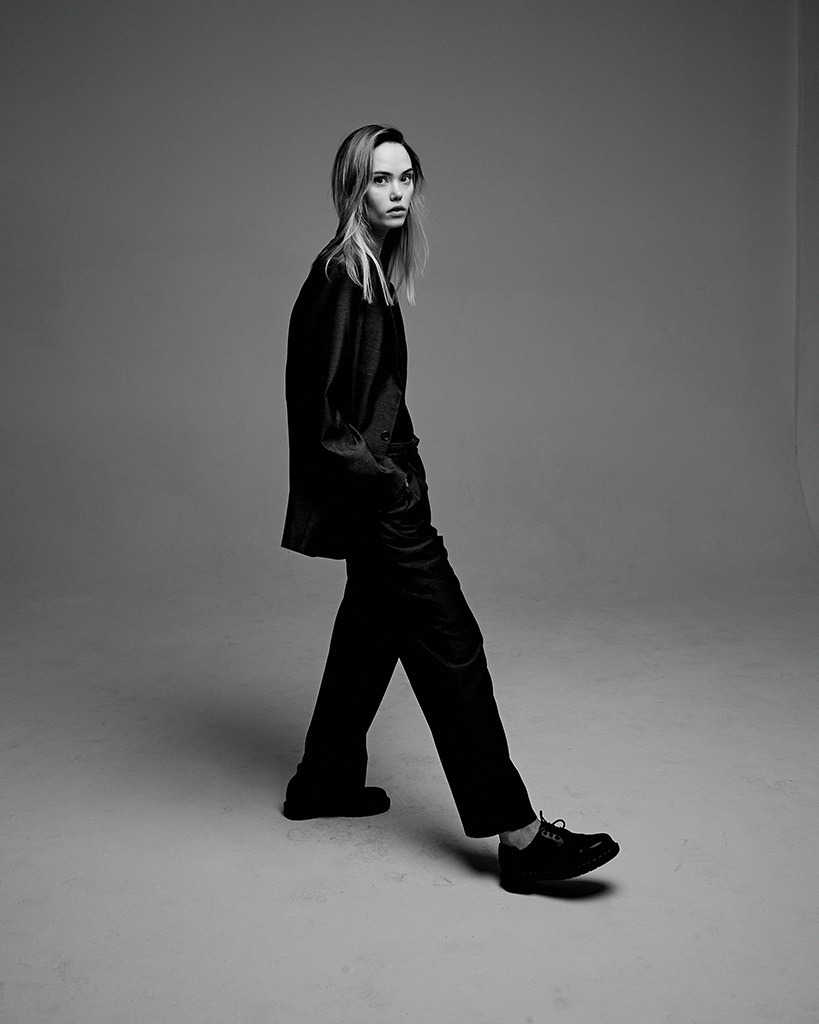 Девушка, красивая, модельный тест, портрет