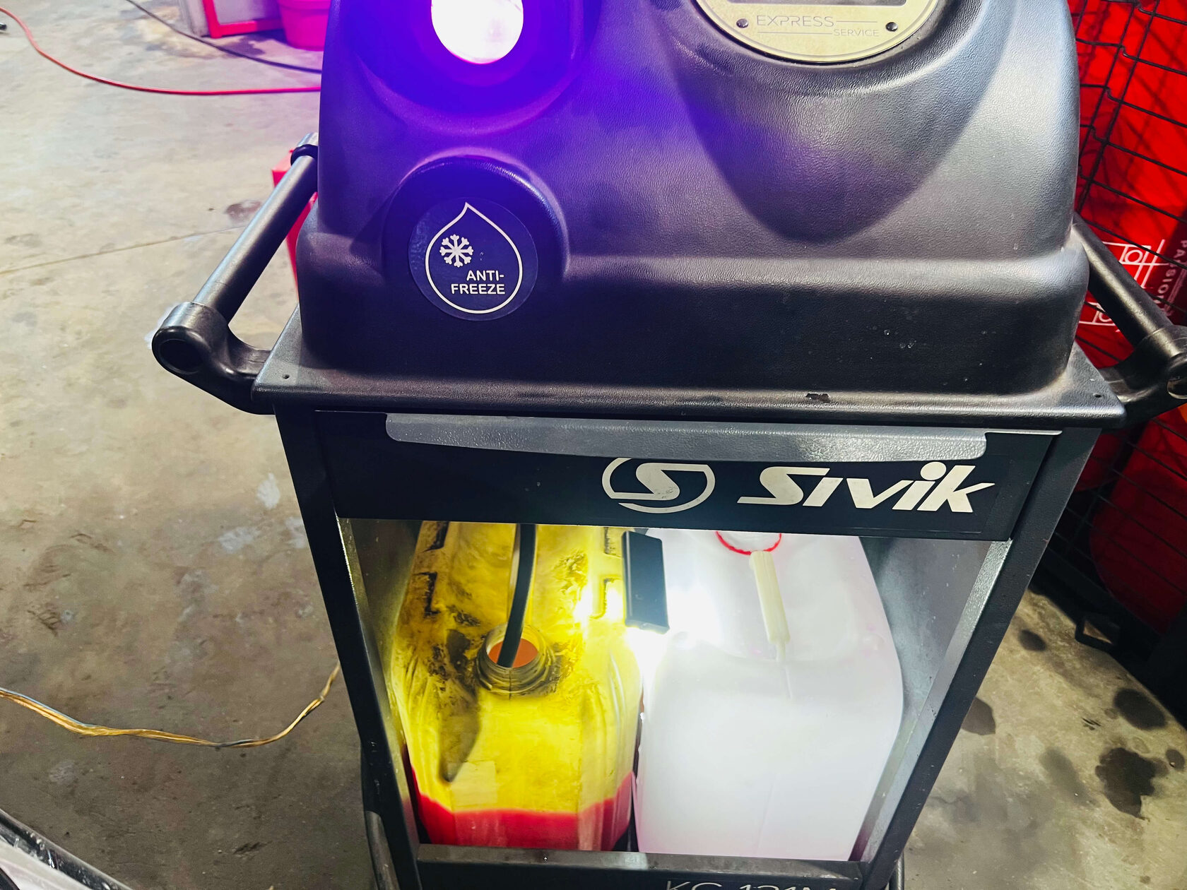 Замена антифриза аппаратная успешно завершена