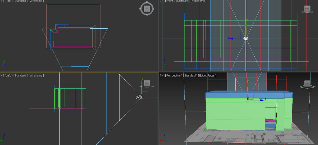 Создание комода в 3d max