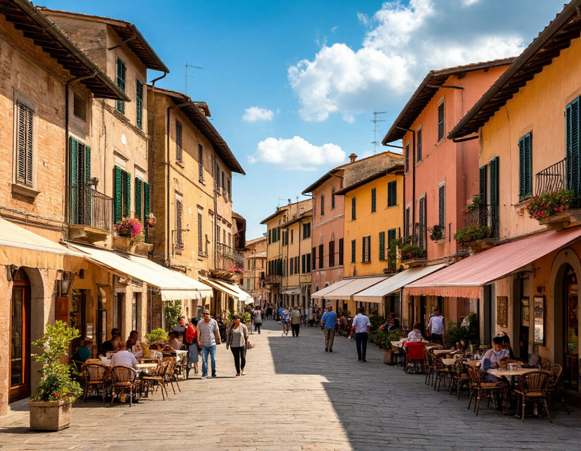 Италия. Площадь