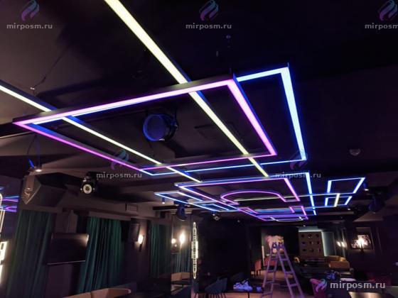 Линейная LED-подсветка потолка