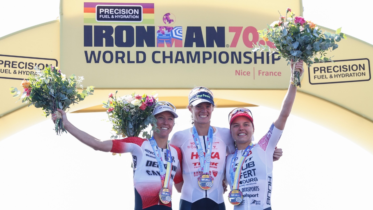 Женский подиум Ironman 70.3 World Championship