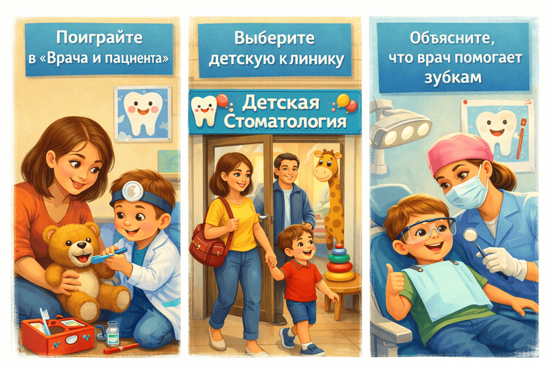 Ребёнок у стоматолога