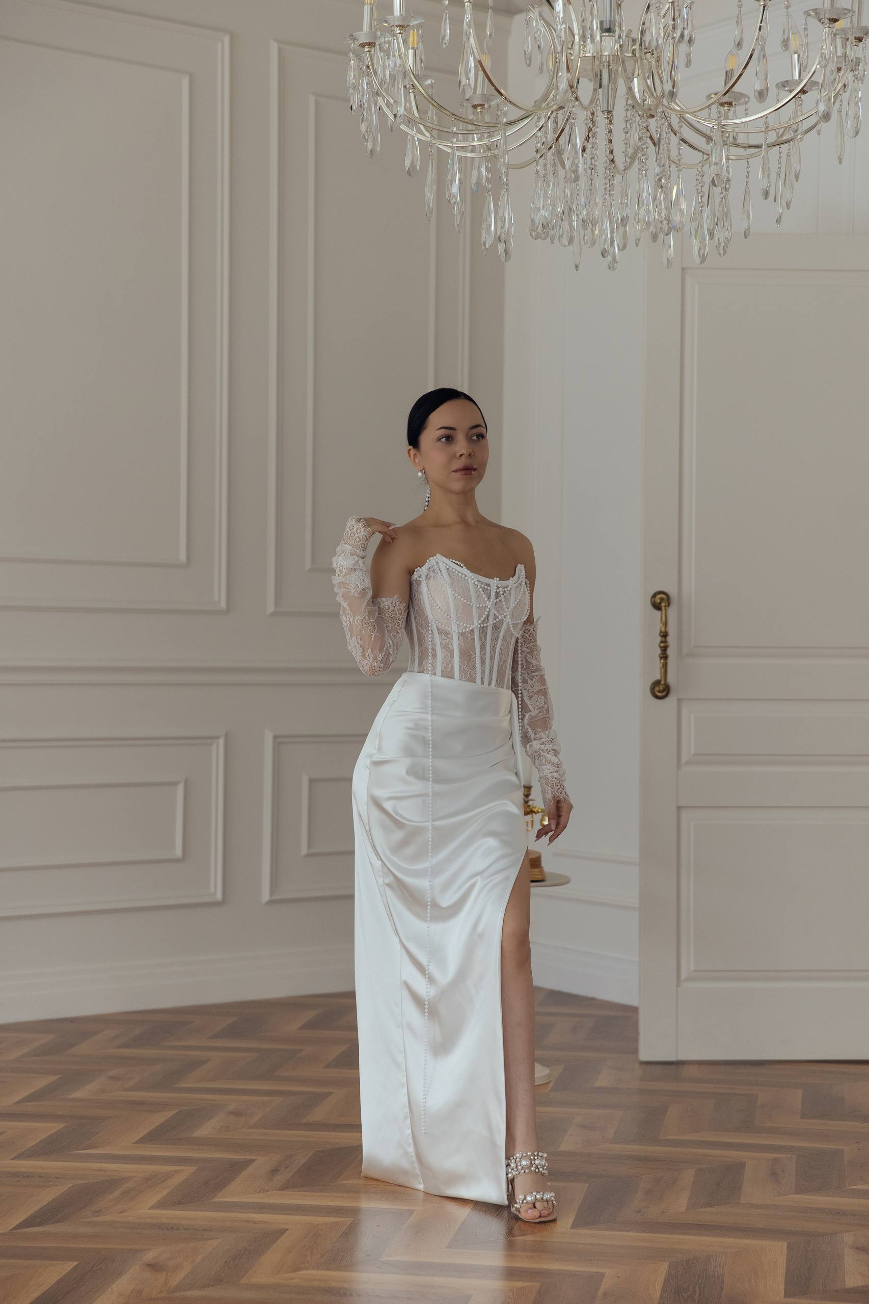 Свадебное платье рыбка Ростов прокат