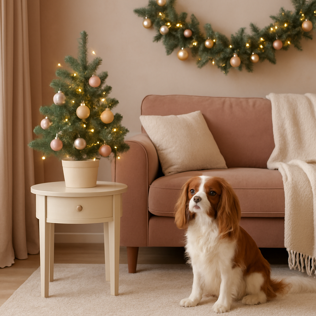 Как украсить дом к Новому году, чтобы собака не достала