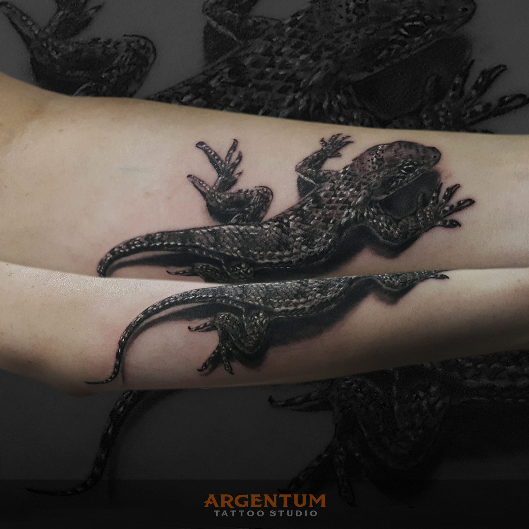 Символика татуировки с ящерицей
