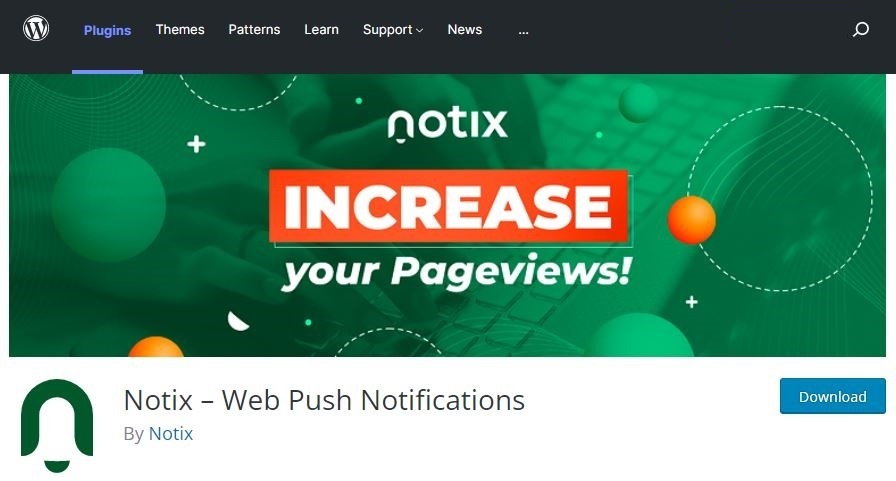 Notix WordPress Plugin