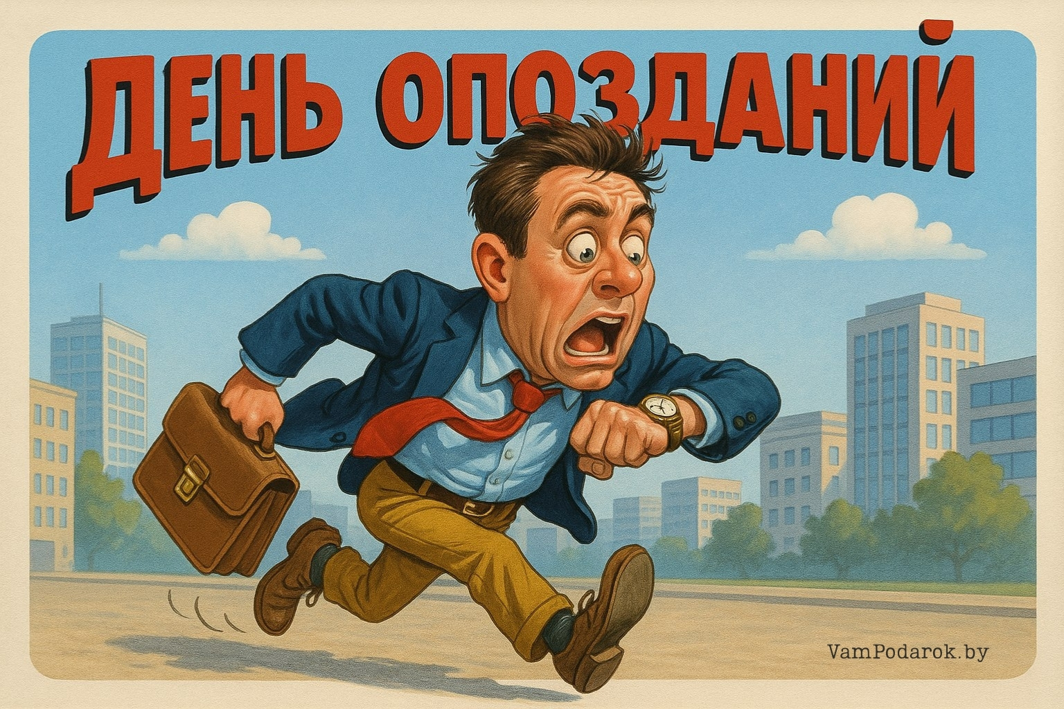 День опозданий – картинка