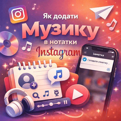 Як додати музику в нотатки Instagram: покрокова інструкція