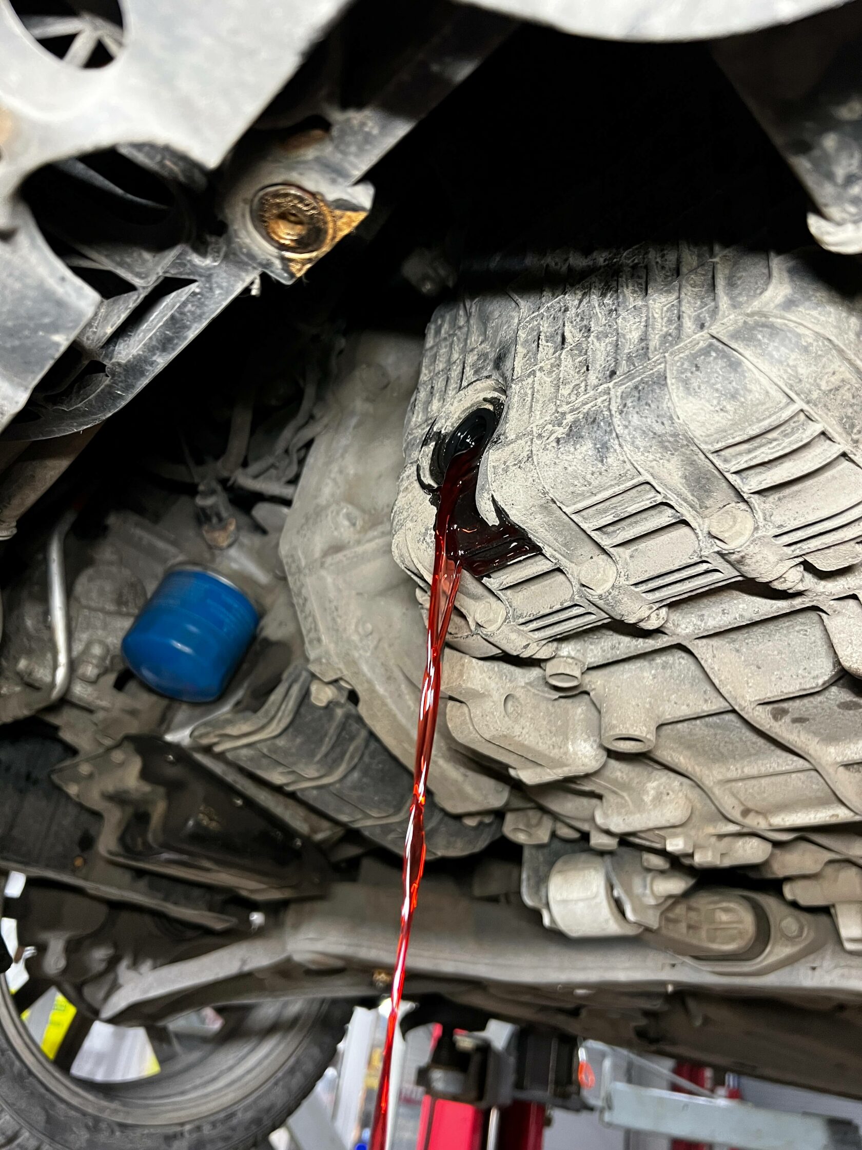 Корректировка уровня масла Kia