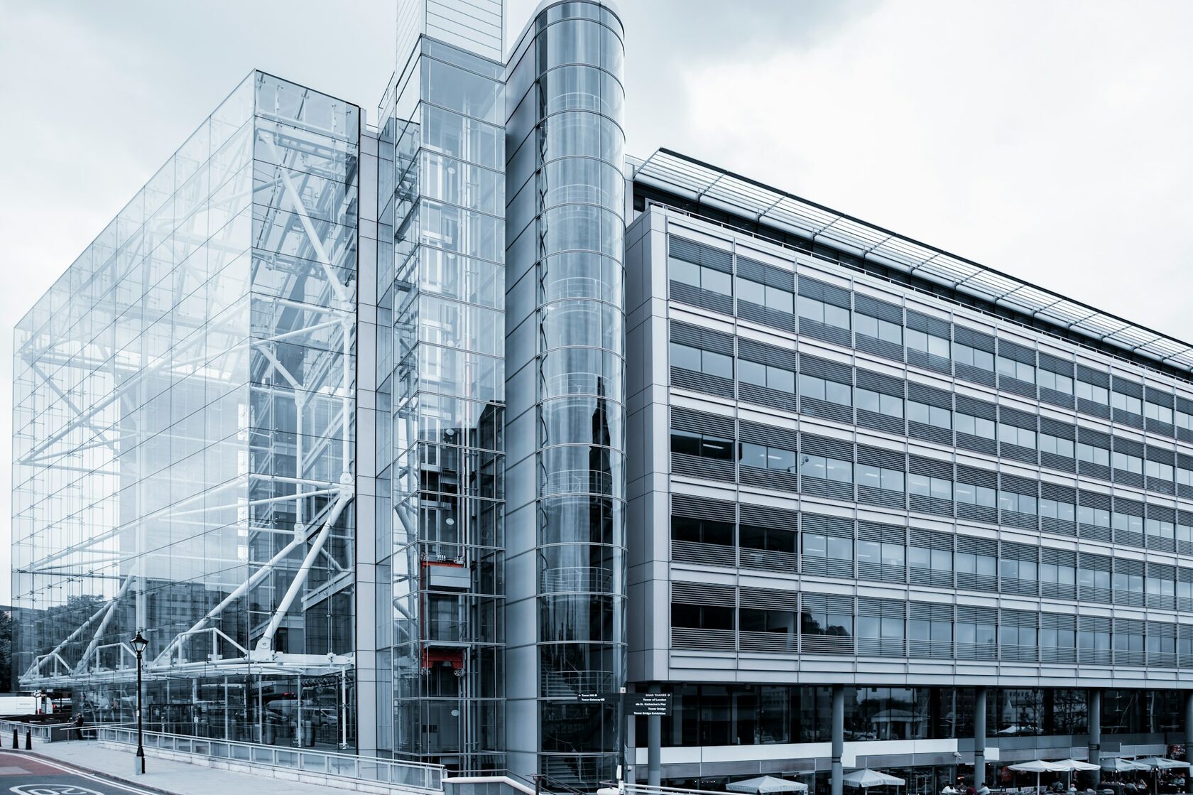 APC — modern glass corporate building