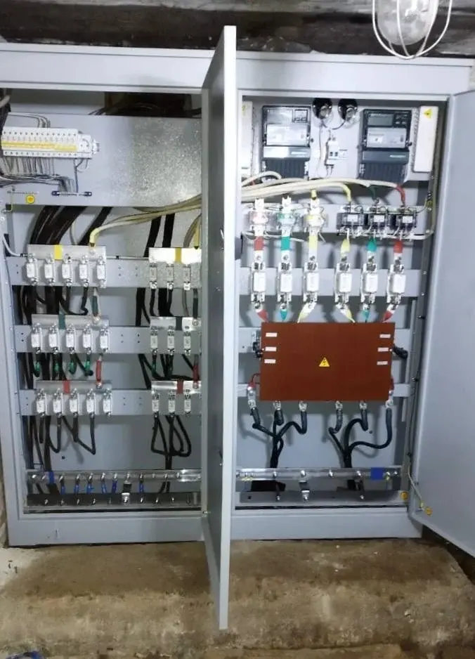 Вводное и распределительное оборудование · После работ