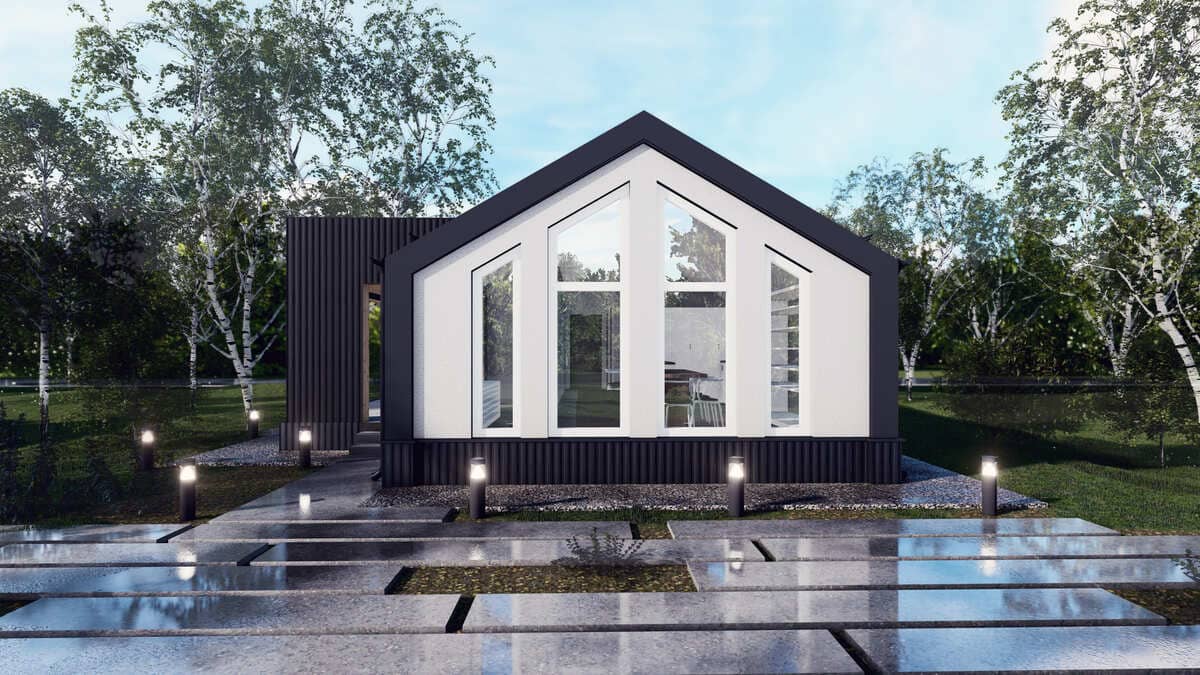 Апшеронске жилой модуль кровля