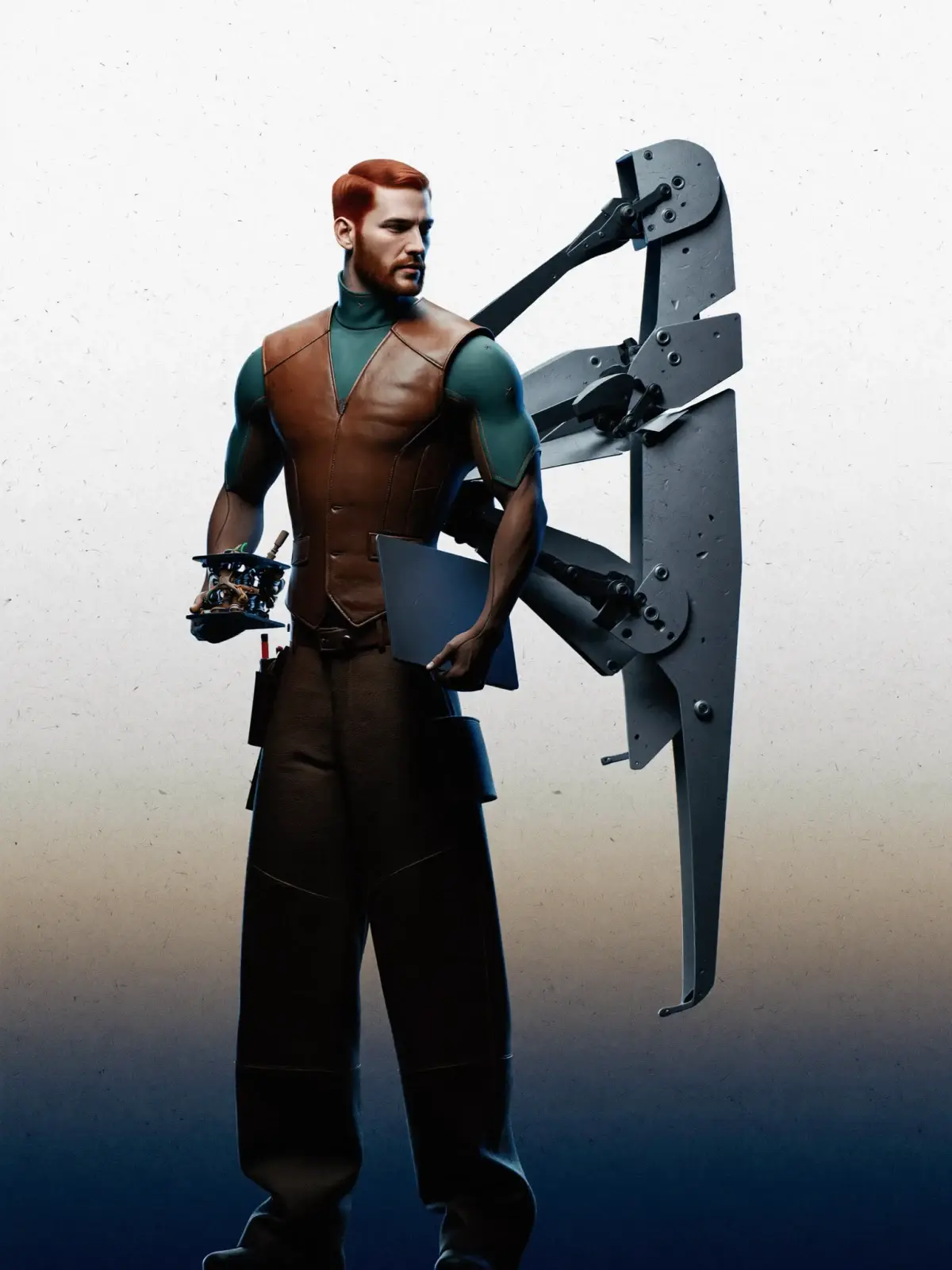 Winged character — вариант 2