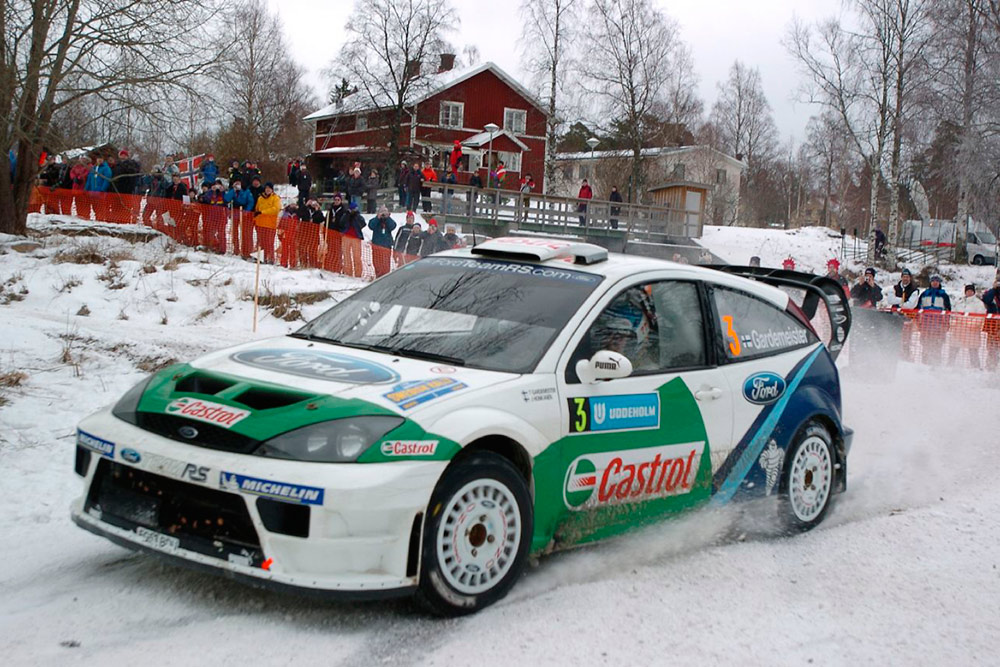 Тони Гардемайстер и Якке Хонканен, Ford Focus RS WRC '04 (EG53 BDU), ралли Швеция 2005