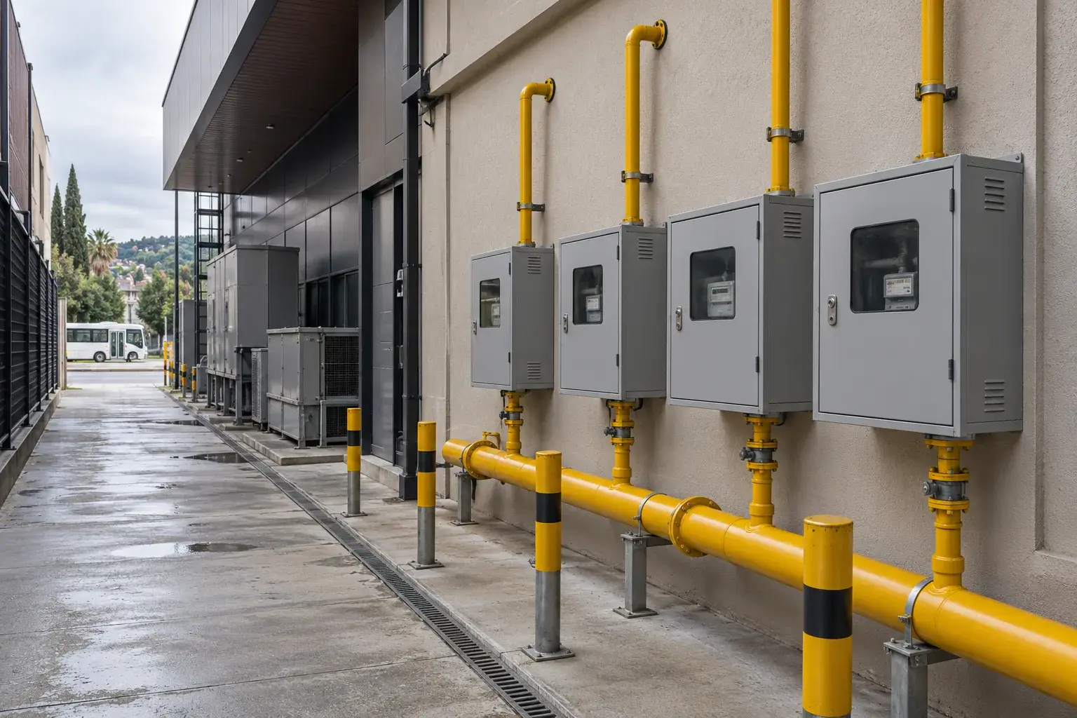 Газоснабжение гастромаркета с раздельным учетом арендаторов в Адлере