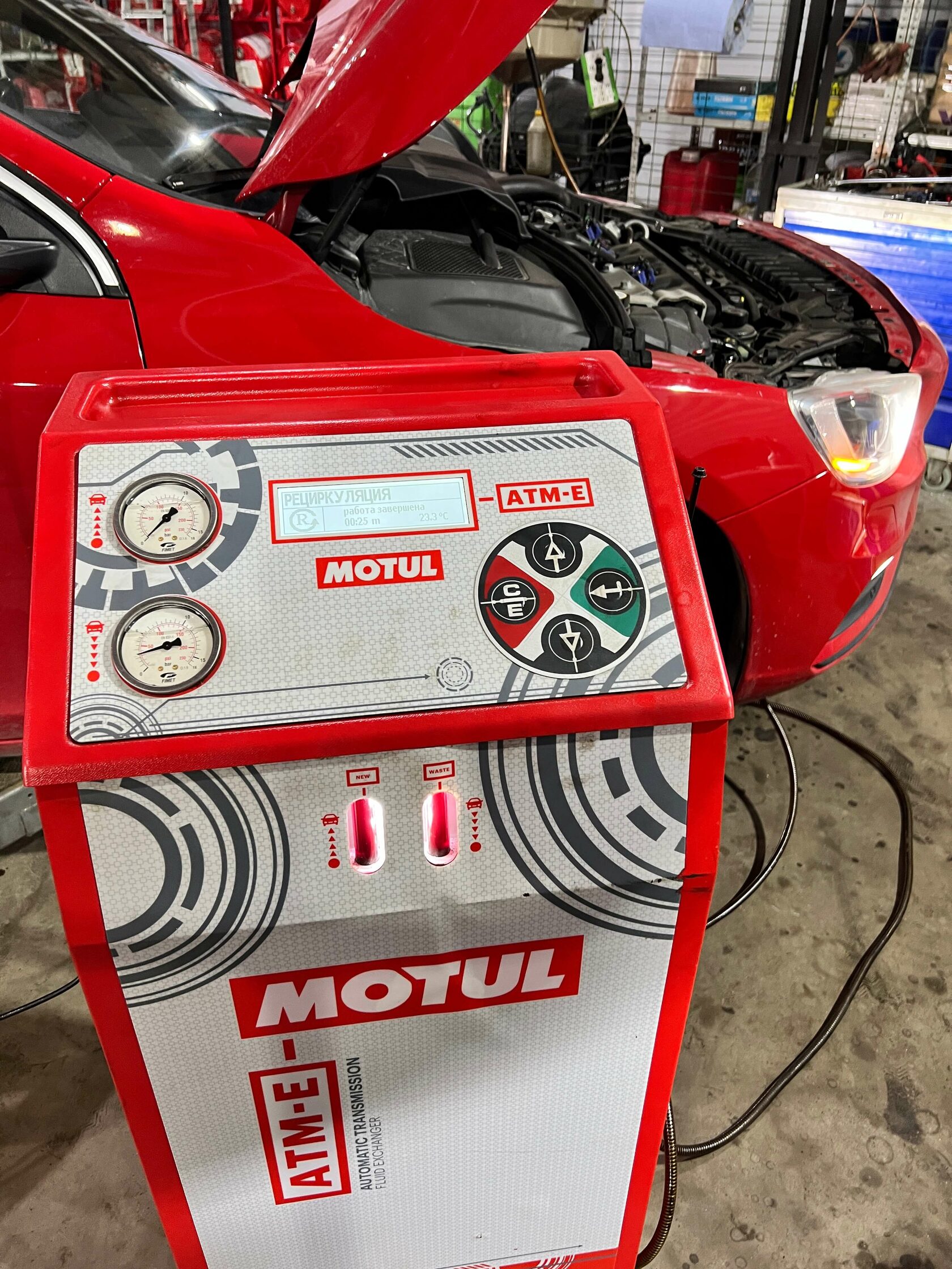 Результат замены масла в AISIN TF-80SC