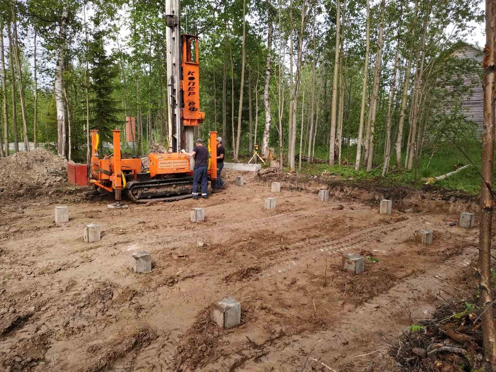 Сваи архангельск. Свай в архангельске. Свая бетонная винтовая terravint. Брус на жб сваях. Свайный жб фундамент.