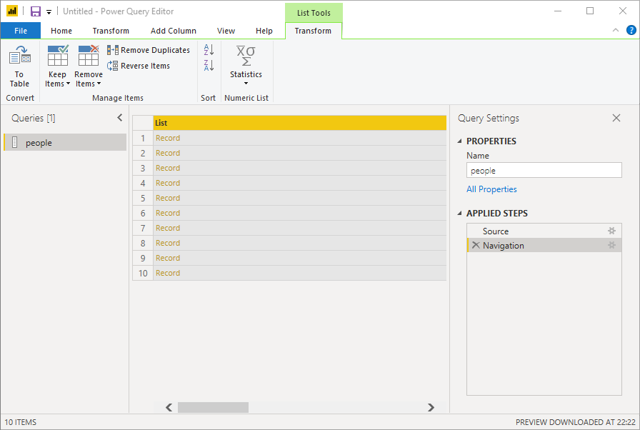 REST API data in PowerBI