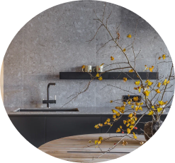 Серая кухня 