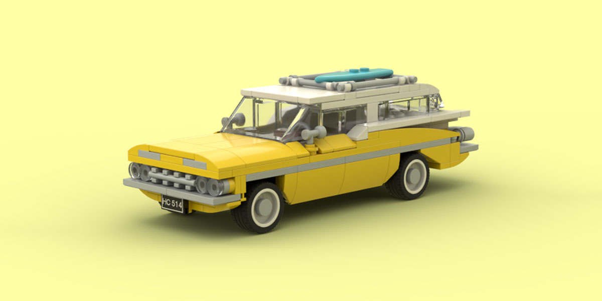 LEGO самоделка: 1959 Chevrolet Nomad Wagon (рис. 1)