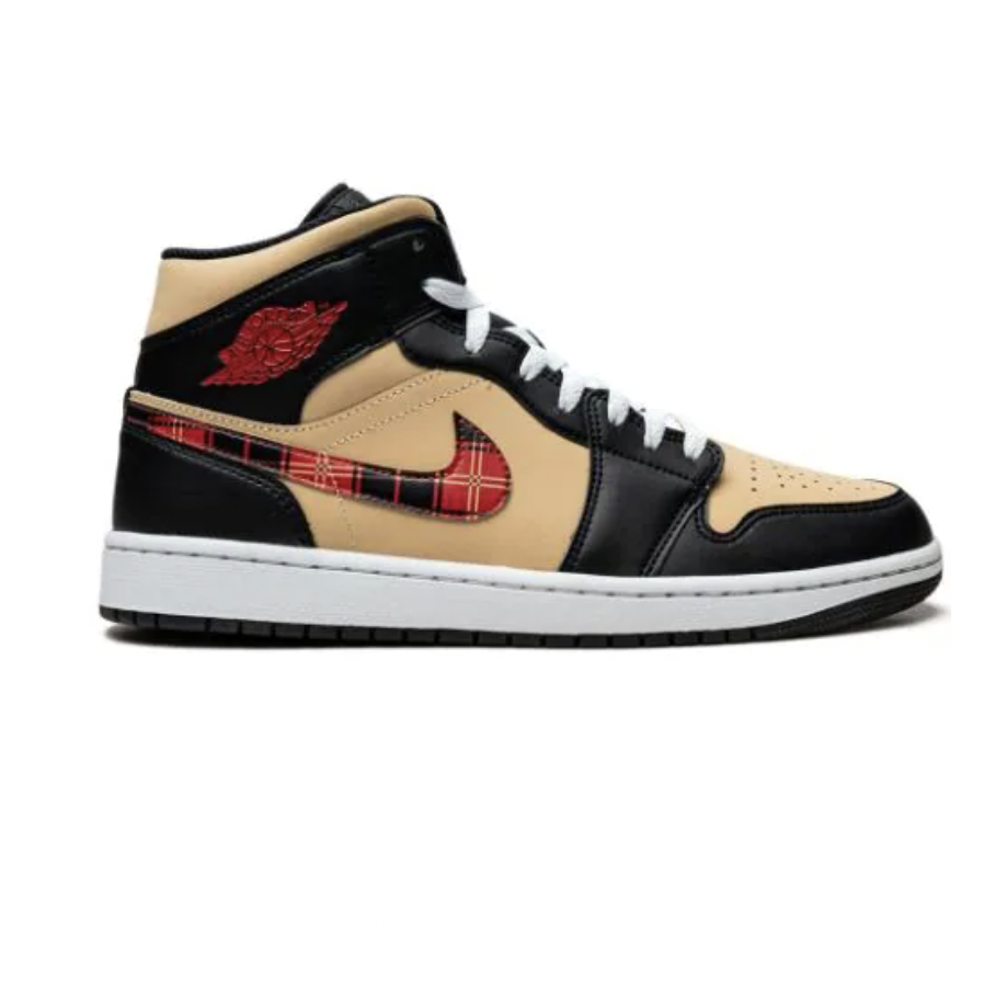 Оригинальные кроссовки Nike Air Jordan 1 Mid SE &quot;Tartan Swoosh&quot;