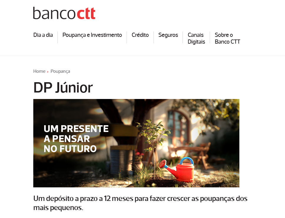 депозитний рахунок для дітей у Португалії