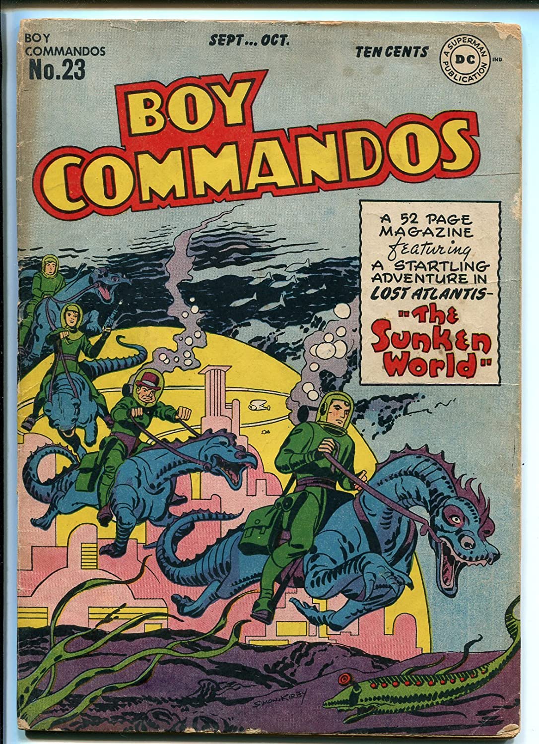 Комикс “Boy Commandos”, №23, 1947 г. DC Comics.