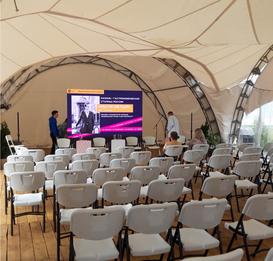 аренда больших шатров