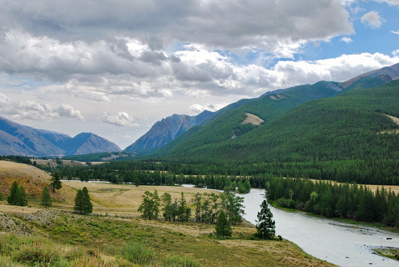 Село Узнезя горный Алтай