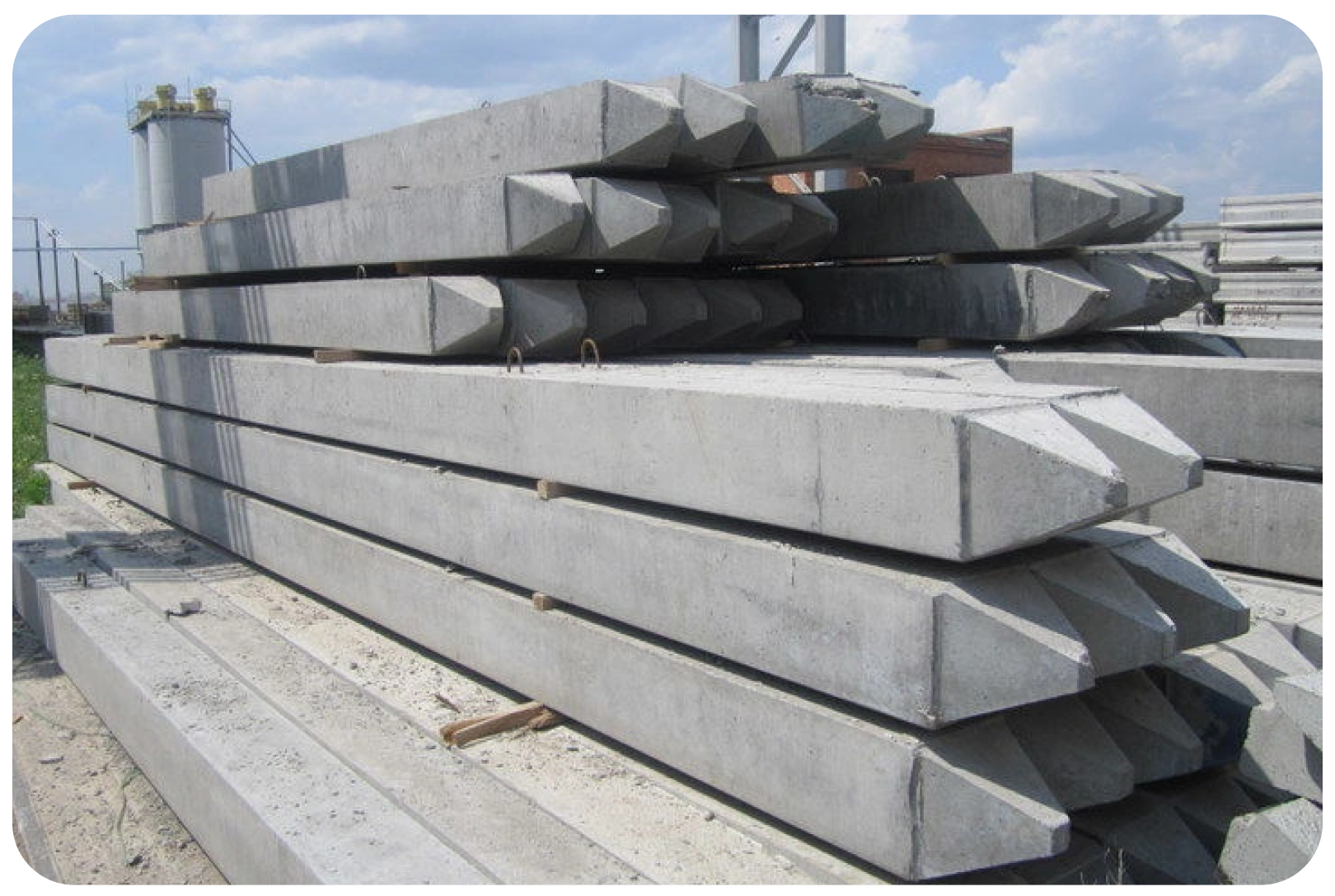 Забивные железобетонные сваи