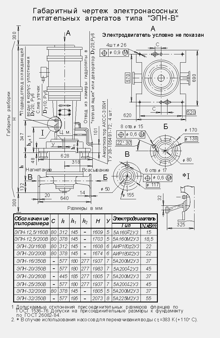 Цвс 10 40 чертеж насос